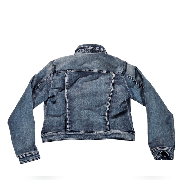 Very Good Condition New York And Company Woman’s Denim Jean Jacket Size M - Picture 4 of 7